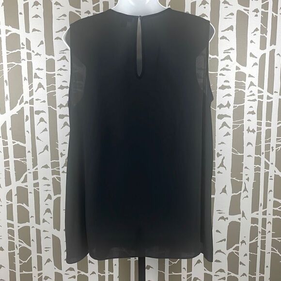 Vince Camuto Semi-Sheer Sleeveless Top 1X - Picture 5 of 11